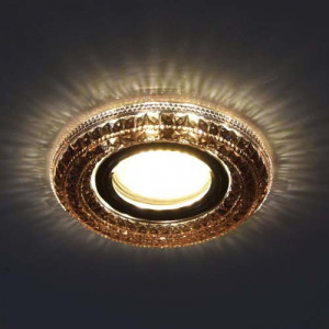 Вбудований світильник Feron CD877 з LED підсвічуванням чайний Вбудований світильник Feron CD877 з LED підсвічуванням чайний