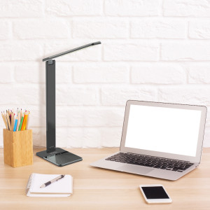 Настільний світлодіодний світильник Ardero DE1735ARD 16W 1000Lm сірий