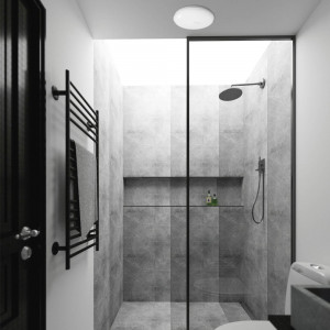 Накладний світильник з ІЧ-датчиком Feron AL3006-RPS 12Вт 6500К IР65 білий Накладний світильник з ІЧ-датчиком Feron AL3006-RPS 12Вт 6500К IР65 білий