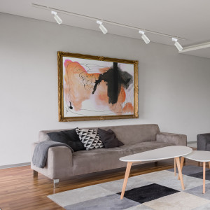 Трековий світильник під лампу Feron ML335 GU10 IP20  білий