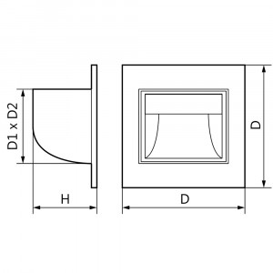 Вбудований світлодіодний світильник Feron JD12 2Вт 4000К IP20 срібний