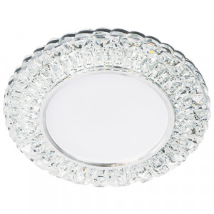 Вбудований світильник Feron 7315 з LED підсвічуванням прозорий Вбудований світильник Feron 7315 з LED підсвічуванням прозорий