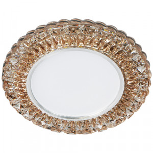 Вбудований світильник Feron 7315 з LED підсвічуванням коричневий Вбудований світильник Feron 7315 з LED підсвічуванням коричневий