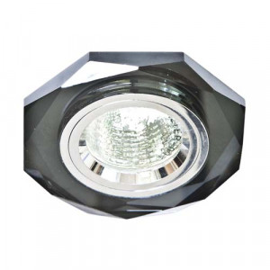 Вбудований світильник Feron 8020-2 сірий срібло Вбудований світильник Feron 8020-2 сірий срібло