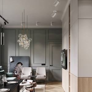 Накладний поворотний світильник Feron ML180 GU10 IP20 чорний