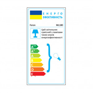 Накладний поворотний світильник Feron ML180 GU10 IP20 білий