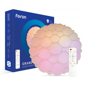 Світлодіодній світильник Feron AL6030 GRAND COLOR 60Вт 3000-6500К+RGB IP20 білий Світлодіодній світильник Feron AL6030 GRAND COLOR 60Вт 3000-6500К+RGB IP20 білий