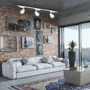 Трековий світильник Feron AL100 8W 4000К IP40 чорний