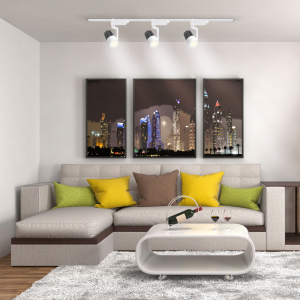 Трековий світильник Feron AL119 20W 4000К IP40 білий