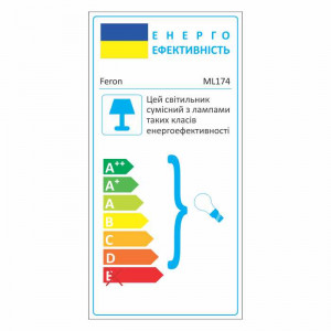 Накладний неповоротний світильник Feron ML174 GU10 IP20 білий