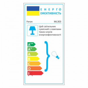 Накладний поворотний світильник Feron ML303 GU10 IP20 білий