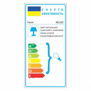 Накладний поворотний світильник Feron ML310 GU10 IP20 чорний