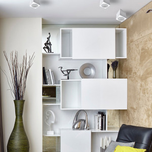 Накладний неповоротний світильник Feron МL303-А GU10 IP20 чорний