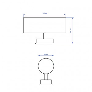 Архітектурний світильник Feron DH0704 GU10 IP54 чорний