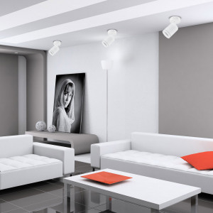 Накладний поворотний світильник Feron ML318 GU10 IP20 білий