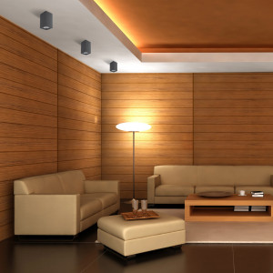 Накладний неповоротний світильник Feron ML307 GU10 IP20 чорний