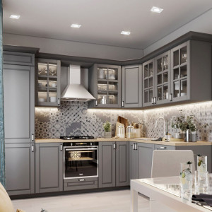 Вбудований неповоротний світильник Feron DL6140 білий