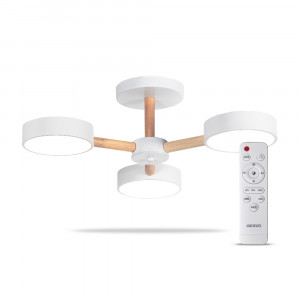 Світлодіодна люстра з пультом Ardero AL6193ARD SCANDY 40Вт 3000-6500К IP20