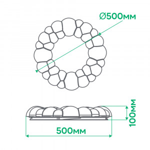 Світлодіодний світильник Ardero AL6045ARD 72W ASTER