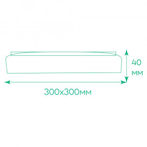 Накладний світильник Ardero AL802ARD 48Вт 5000К ІР40 білий Накладний світильник Ardero AL802ARD 48Вт 5000К ІР40 білий