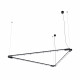 Світильник лінійний Starlight A 1270 Angle3 Black Зображення №1 Світильник лінійний Starlight A 1270 Angle3 Black фото №1