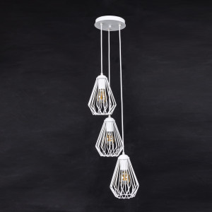 Люстра (світильник підвісний) Dribble CD210-3 White