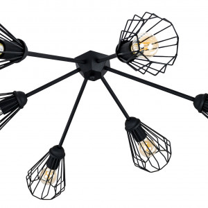 Люстра стельова (світильник) Shift X-6 C380/480 Black