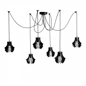 Люстра павук (підвісний світильник) Brabb Spider-6 BlackPearl