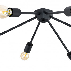 Люстра (світильник стельовий) Attic X-6 C280/370 Black