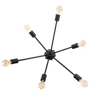 Люстра (світильник стельовий) Attic X-6 C280/370 Black