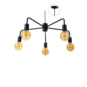 Люстра (світильник підвісний) Star P 5L 660/340 Black