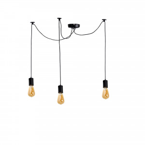 Люстра павук (підвісний світильник) Spider-3 Black