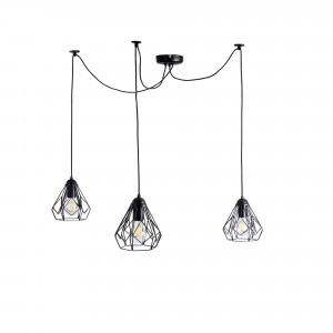 Люстра павук (підвісний світильник) Bevel Spider-3 Black