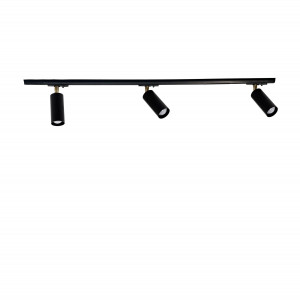 Трековий світильник на три плафони стельовий Track-3 Chime TL110-1000-3 Black Трековий світильник на три плафони стельовий Track-3 Chime TL110-1000-3 Black
