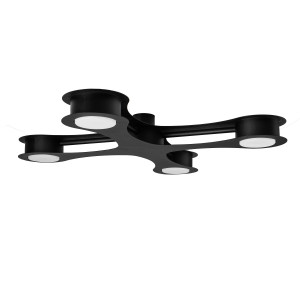 Люстра (світильник стельовий) Molecula GX53 C4-310 Black