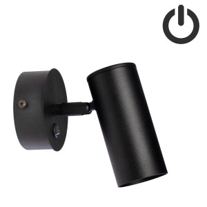 Бра з вимикачем Pelikan GU10 W120-BT Black