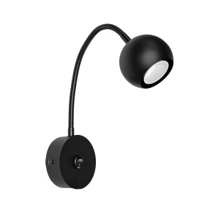 Бра (світильник настінний) Bowl GU10 W90-GN-BT Black