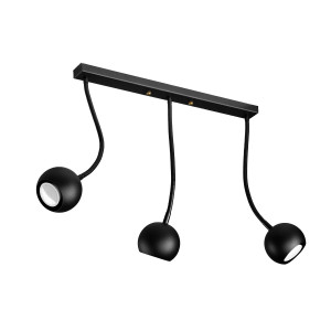 Світильник стельовий (спот) Bowl GU10 L90-3-450-GN Black