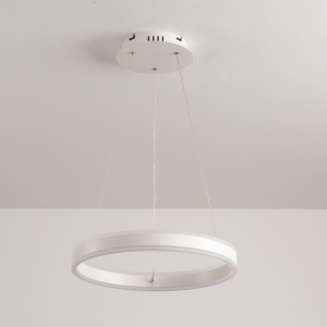 Світлодіодна люстра Esllse підвісна з пультом та додатком для телефону STELLA 64Вт 400x1200мм Біла