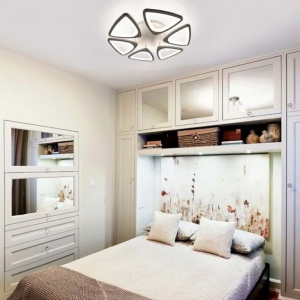 Керований світлодіодний світильник Esllse з пультом і додатком для телефону ROOM 120W 6TR SMART 520x70мм Білий