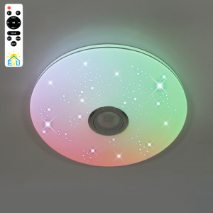 Керована МУЗИЧНА світлодіодна люстра ESLLSE MUSIC RGB 60W R 390x70мм