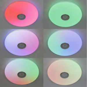 Керована МУЗИЧНА світлодіодна люстра ESLLSE MUSIC RGB 60W R 390x70мм