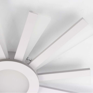 Світильник світлодіодний Esllse з пультом TERESA 70W R APP 550х50мм Білий