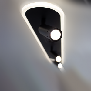 Спотовий світильник світлодіодний Esllse з пультом SHEFFIELD 52+6W 3RL APP 800x120мм Чорний