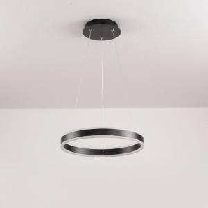 Світлодіодна люстра Esllse підвісна з пультом та додатком для телефону STELLA 64Вт 400x1200мм Чорна