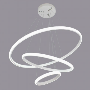 Керована світлодіодна люстра LATTE 75W 3R Біла