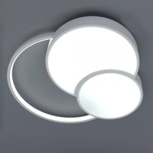 Люстра світлодіодна ESLLSE з пультом ECONOMICO 60W 3R 500×430×50мм Біла