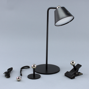 Настільна світлодіодна лампа Esllse LOKA з акумулятором 3Вт Чорна