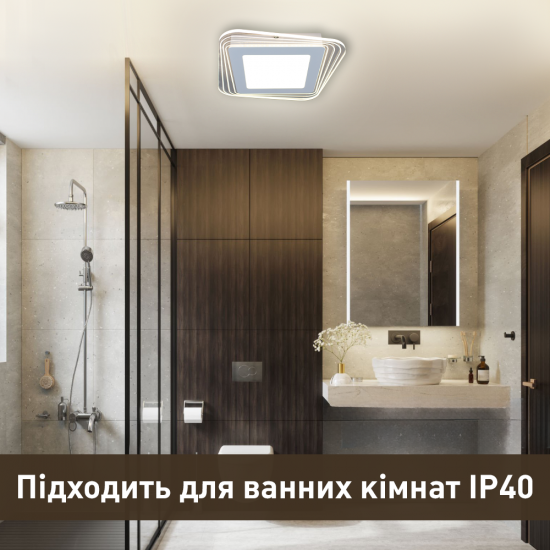 Керований світлодіодний світильник бра ESLLSE PLAZA S 30 Вт ON/OFF 290х45мм Білий Зображення №3 Керований світлодіодний світильник бра ESLLSE PLAZA S 30 Вт ON/OFF 290х45мм Білий фото № 3