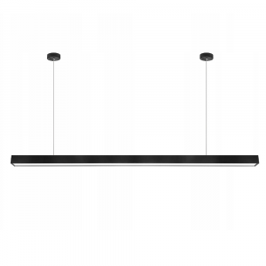 Підвісний світлодіодний світильник ESLLSE SOLO 40Вт 1185x50x75мм Чорний
